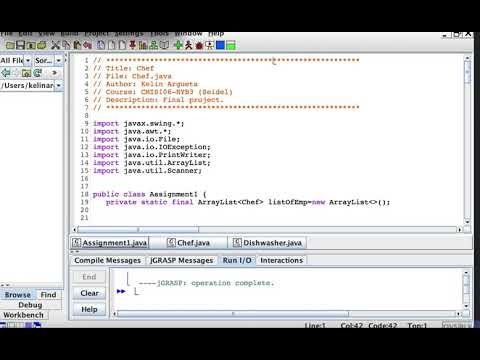 Intro to Java using JGrasp