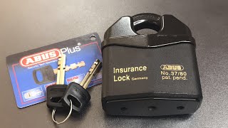 [548] Abus Granit 37/80 (Abus Plus Core) Picked and Gutted