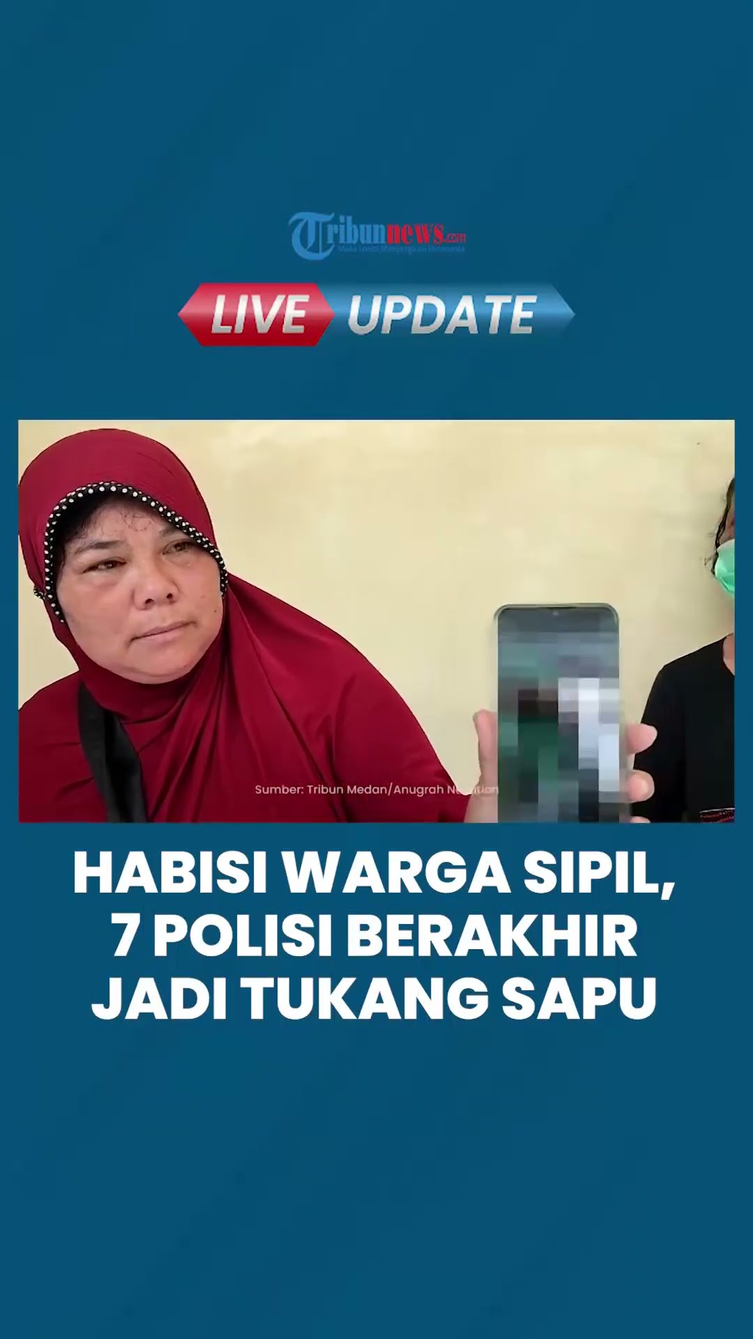 7 Oknum Polisi Pelaku Penganiayaan terhadap Warga Sipil Kini Jadi Tukang Sapu \u0026 Penjaga Pos