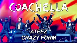 🏴‍☠️ ATEEZ 에이티즈 - CRAZY FORM (fancam) COACHELLA WEEKEND 1 (4K) #ateez #atiny #ateezedit #ateezatiny