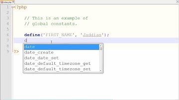 PHP OOP 338 Global Constants Part 1