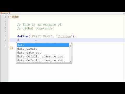 PHP OOP 338 Global Constants Part 1