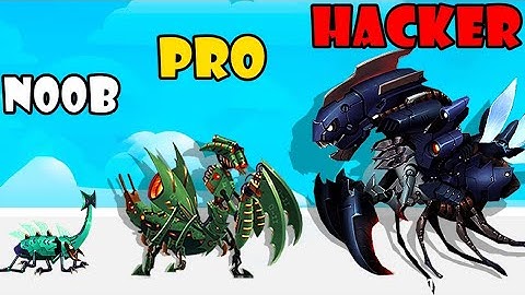 NOOB vs PRO vs HACKER - Insect Evolution Part 602 | Satisfying Games (Android,iOS)