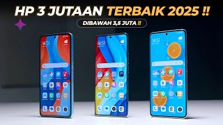 7 Rekomendasi HP 3 JUTAAN TERBAIK (3-3,5 Juta) Agustus 2025! Kenceng & Kamera Jernih