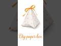 How to Make a Paper Gift Box 🎁 Simple DIY Paper Box