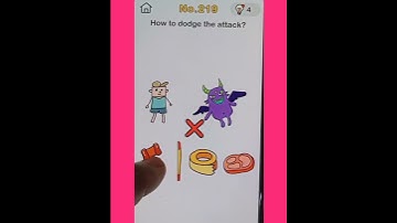 Brain out Level 219 How to dodge the attack Solution