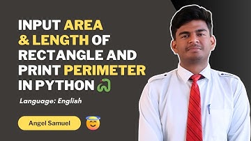 Python Program to Calculate Area and Perimeter of a Rectangle | Beginner Tutorial 2025