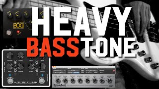 How to Get a Heavy Bass Tone for Rock/Metal In the Box! (3 plugins)