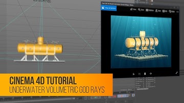 Cinema 4D Tutorial: How to Make Underwater Volumetric God Rays