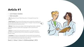 EBP Presentation video