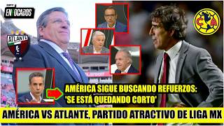 AMÉRICA SE QUEDA CORTO en PLANTEL. ATLANTE se reconstruyó y BLINDÓ PORTERÍA con OSPINA | Enfocados