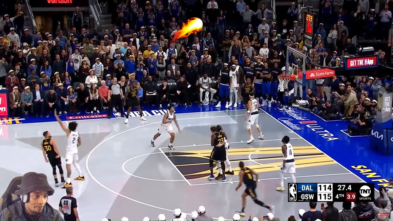FlightReacts To MAVERICKS at WARRIORS EMIRATES NBA CUP FULL GAME HIGHLIGHTS | November 12, 2024!