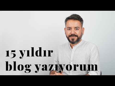 15 yıldır blog yazan blogger (Evren Soyuçok)