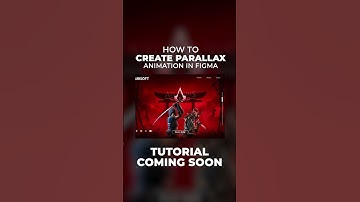 How to Create Parallax Effect in Figma | Figma Tutorial | #shorts #ui #figma #slider  #animation