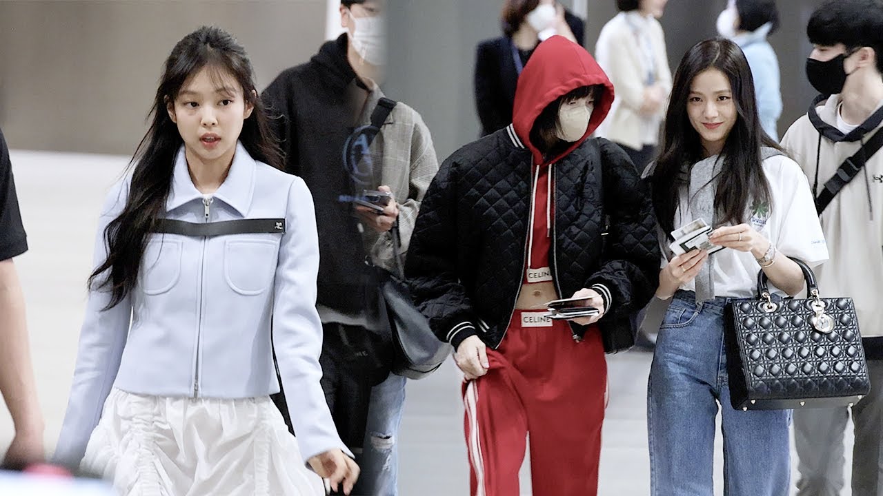 BLACKPINK (JENNIE, LISA, JISOO) 블랙핑크 출국 (제니,리사,지수) Departure | 인천공항 • 비몽