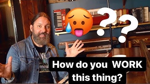 Mike Little shows you how to PITCH-BEND a Hammond B3 Organ - and ...turn it on.