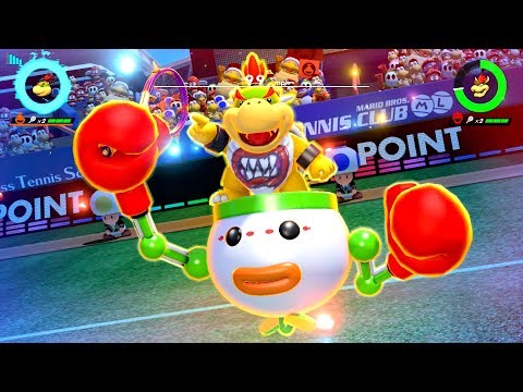 Video: Mario Tennis Acesin Bowser Jr. On Jälleen Hermoitettu