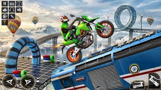 Bike Stunts Games🔥 Crazy Bike Racing & Impossible Stunt Challenge | Extreme Bike Driving Gameplay screenshot 4
