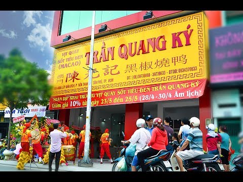 Video Khai Trương - Vịt Quay Sốt Tiêu Đen Trần Quang Ký Chi... - youtube