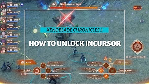 Xenoblade Chronicles 3: How to Unlock Incursor Class