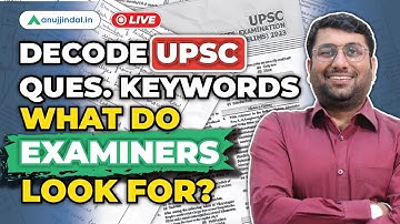 How to Understand Keywords for UPSC Mains | Mains Answer Writing 2023 | UPSC 2024 Strategy