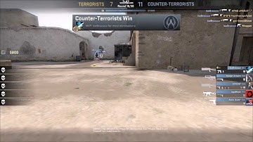 CS:GO I tried the Over The Shoulder Pop Flash and got an Ace