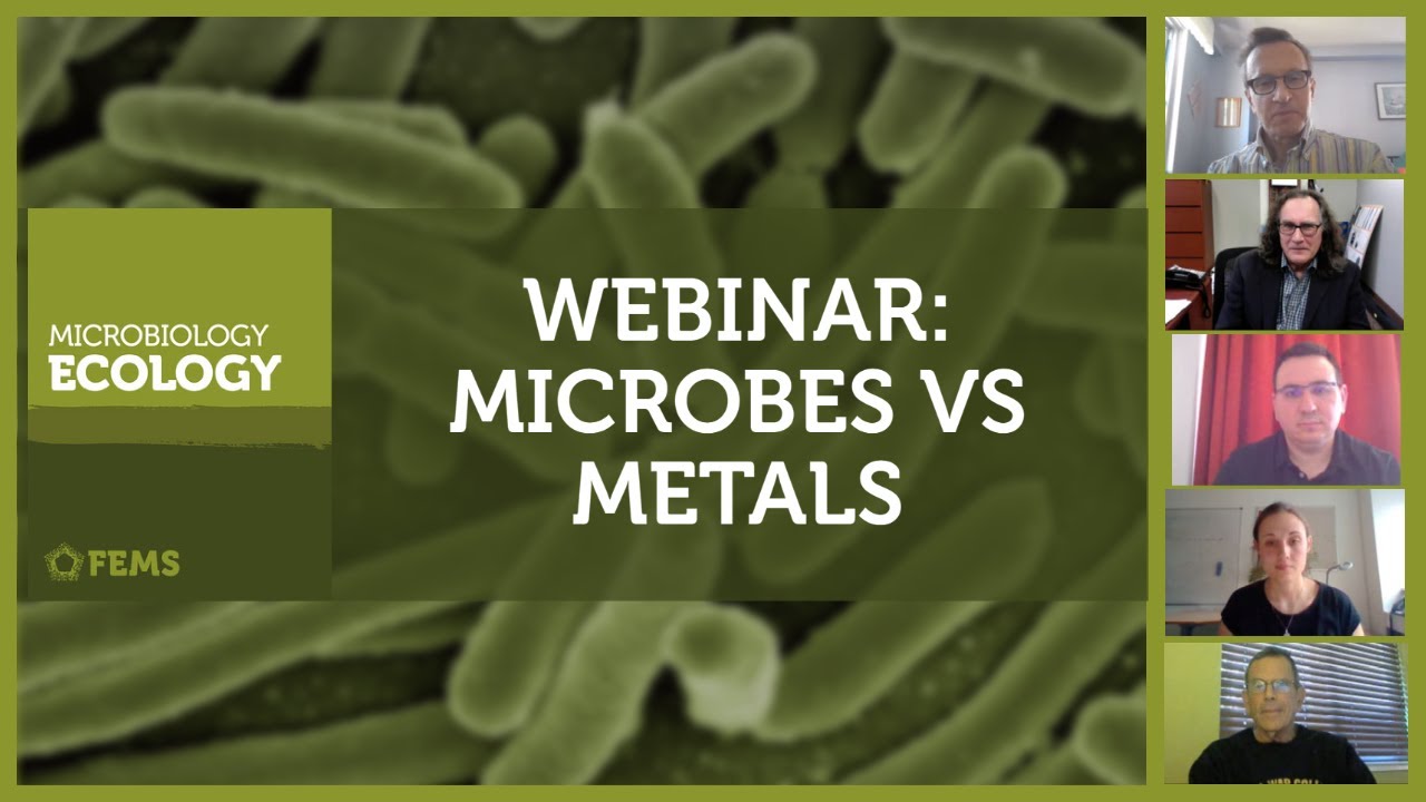 FEMS Microbiology Ecology Webinar on Microbes vs Metals