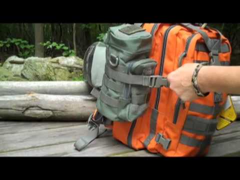 Maxpedition 10x4 Bottle Holder on a Vulture-II and a Falcon-II a 360 Degree  Review 