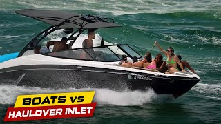 TOO MANY PEOPLE IN THE BOW OF THE BOAT! | Boats vs Haulover Inlet