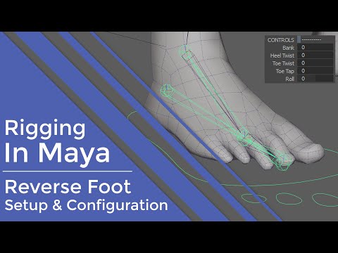 #RiggingInMaya | Part 7 | Basics | Reverse Foot