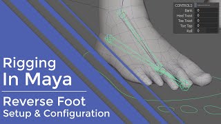 #RiggingInMaya | Part 7 | Basics | Reverse Foot