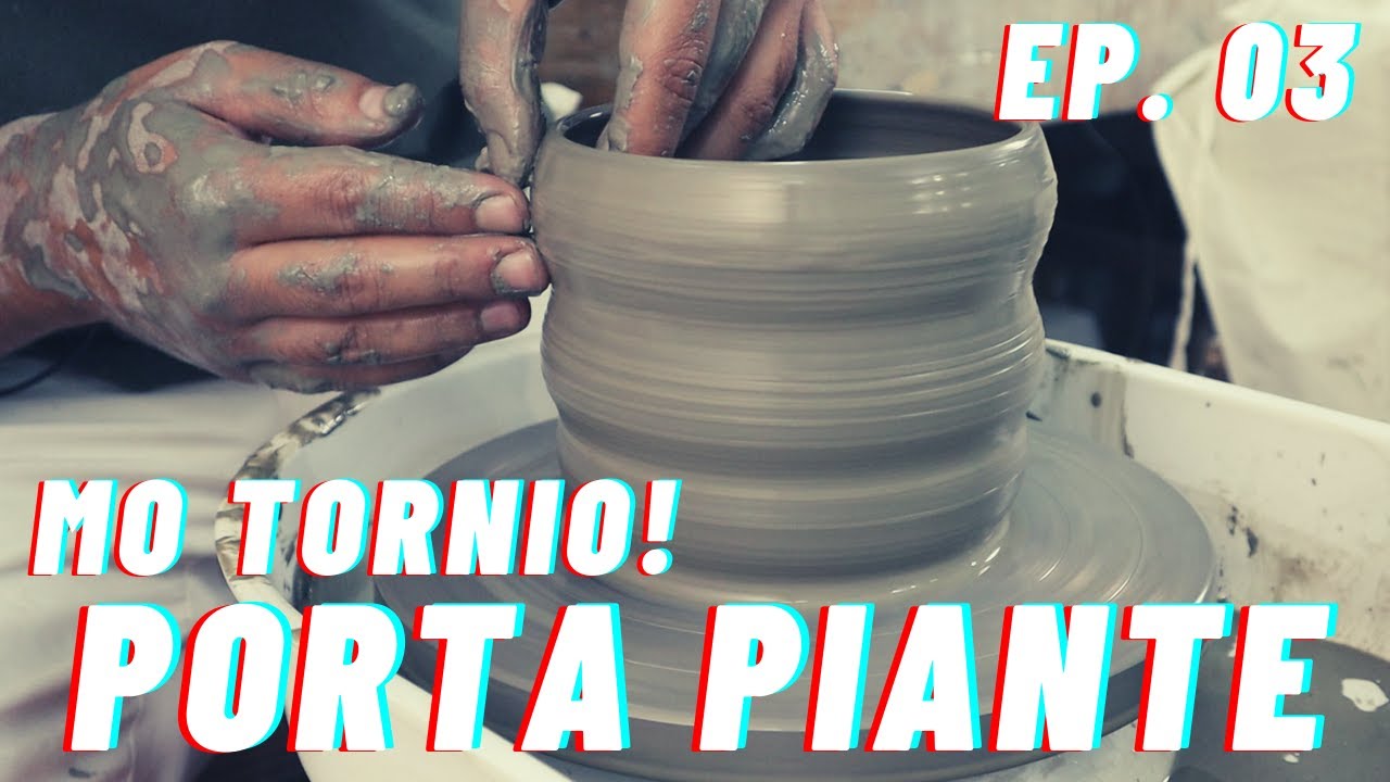Come creare un Vaso per Piante al Tornio. Tornio per Ceramica SUPER Economico!!!