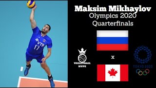 Maksim Mikhaylov - Olympic Games Tokyo 2020 - ROC vs Canada - Quarterfinals - Men's Volleyball
