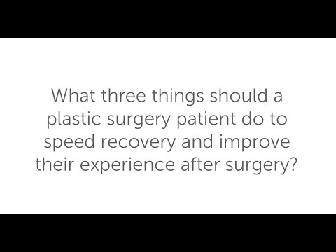 Video thumbnail: How to speed recovery from plastic surgery — Minneapolis Plastic Surgery, LTD.