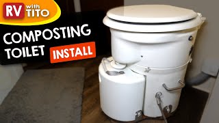 Composting Toilet Install in RV + Roof Venting