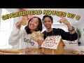 GINGERBREAD HOUSE COMPETITION WITH CHRISTIAN | Vlogmas Day 9