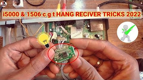 How to repair,i5000,1506 c,reciver,not red light,hang problem 2022 hindhi urdu tutorial diy