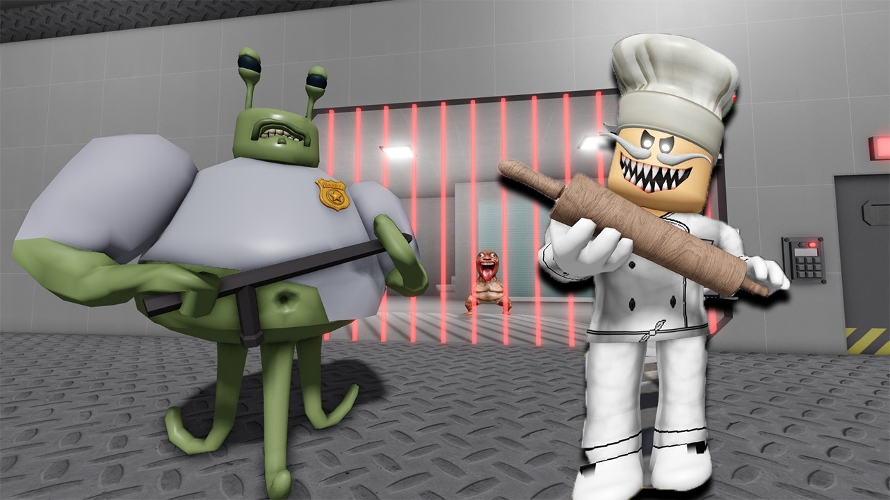 BARRY'S PRISON RUN! ALIEN HARD MODE - All Items & Morphs Unlocked!!