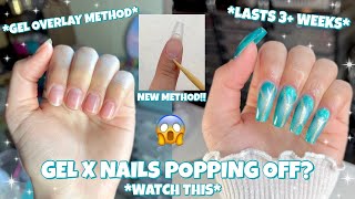TRYING THE VIRAL TIKTOK GEL X OVERLAY METHOD | HACKS TO MAKE YOUR NAILS LAST +DAILY CHARME NAIL HAUL