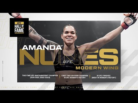 Amanda Nunes Joins the UFC Hall of Fame Class of 2025! 🏆