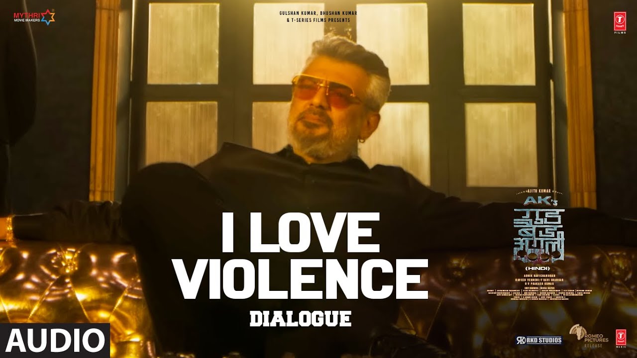 “I Love Violence” | Ajith Kumar | Trisha Krishnan | Adhik Ravichandran | Good Bad Ugly Dialogue