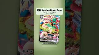 Best Snorlax Cards Under $100 — Full Binder Page (Ep. 19)