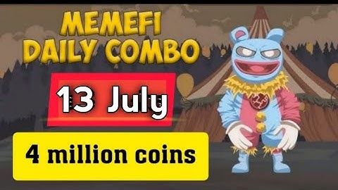 Memefi 13 july secret combo level (1-13). Memefi secret combo today #memeficoin #memeficombo
