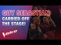 The Blind Auditions: Xy Latu Carries Guy Sebastian Off Stage | The Voice Australia 2020