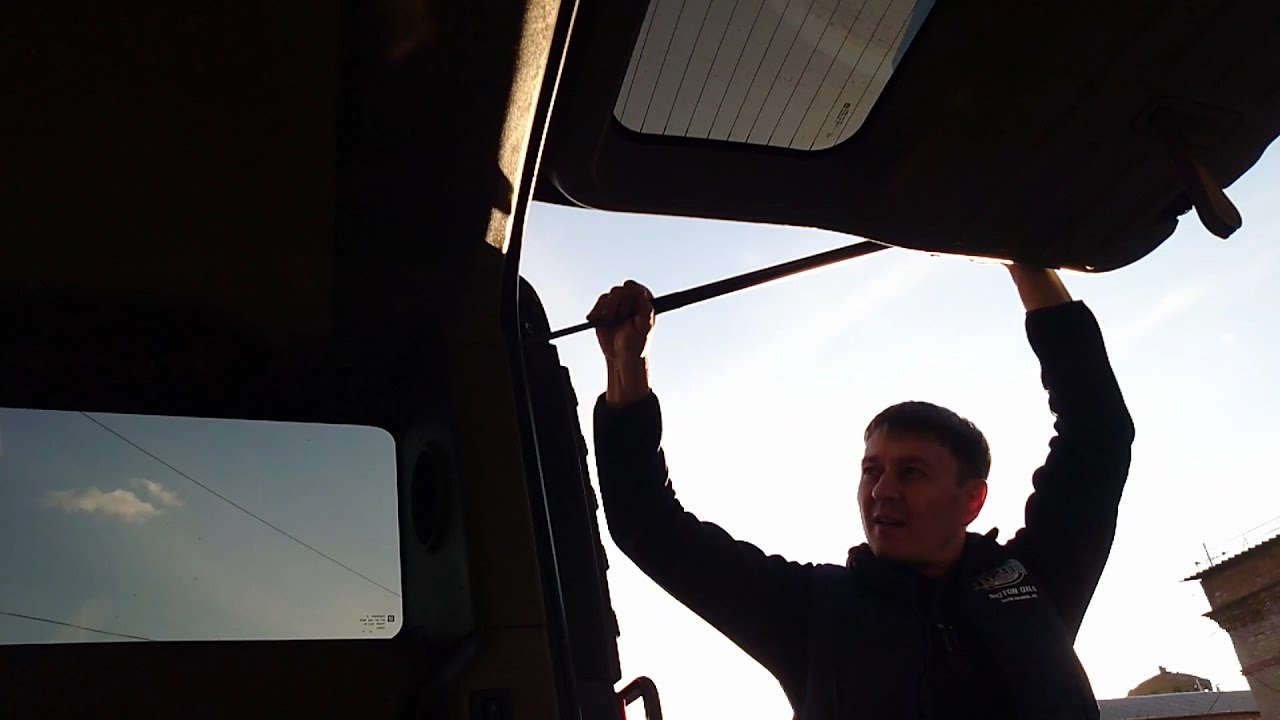 Замена газовых упоров багажника