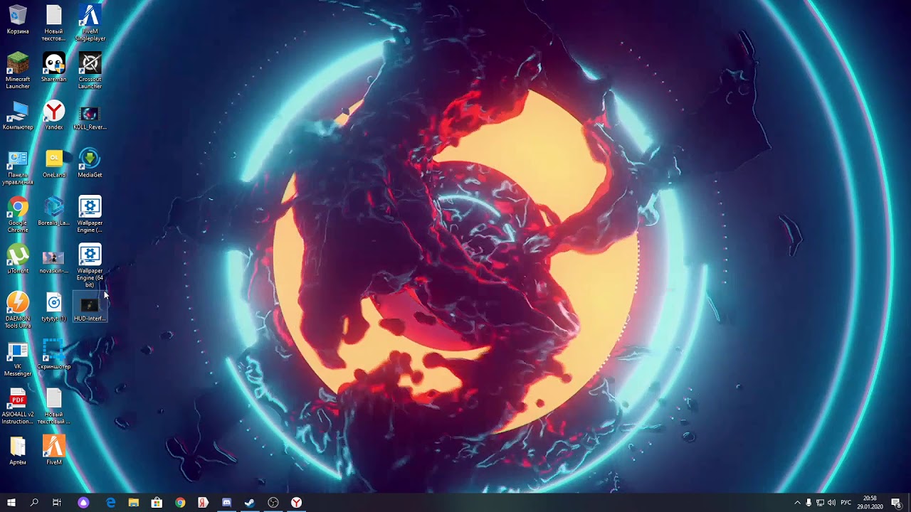 Анимированные обои wallpaper engine