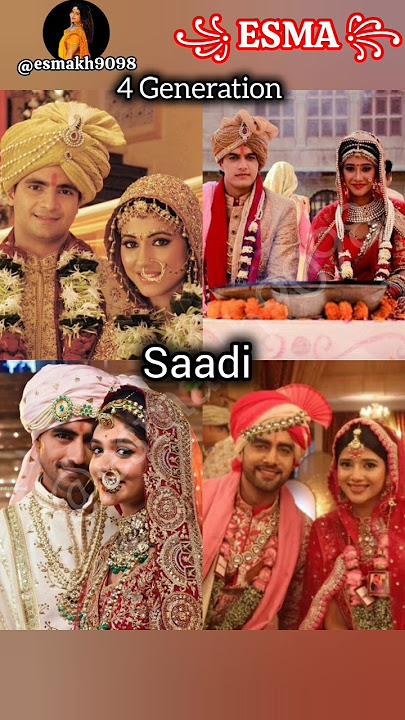 4 Gen Saadi ❤️ Yeh rishta kya kehlata hai #yrkkh #love #shorts #akshara #akshu #abhira #naira #viral