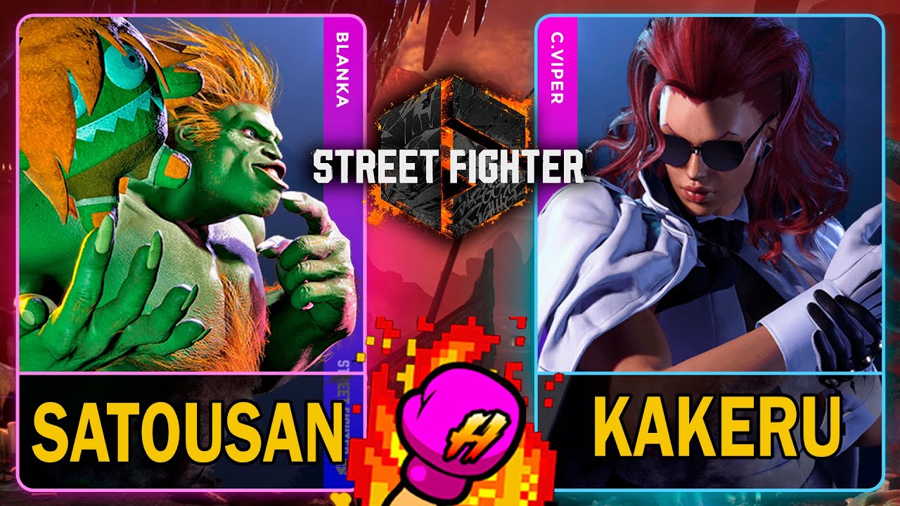 SF6 Satousan (BLANKA) VS Kakeru (C.VIPER)🥊Street Fighter 6🥊スト6🥊4K 60ᶠᵖˢ