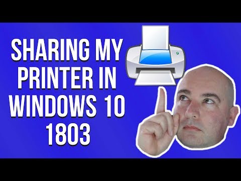 HOW TO SHARE A PRINTER in Windows 10 - April 2018 Update hqdefault