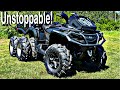 NEW CanAm 6x6 1000 With DUALS Mudding 10 Wheels 